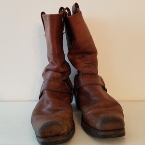 Frye harness boots. Well loved. Sz 10